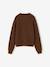 Gilet fille manches longues chocolat+vieux rose 2 - vertbaudet enfant 
