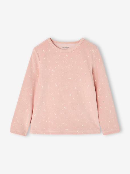 Lot de 2 pyjamas fille long rose poudré 3 - vertbaudet enfant 