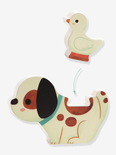 Puzzle encastrement Puzz and Play Friends vert 7 - vertbaudet enfant 