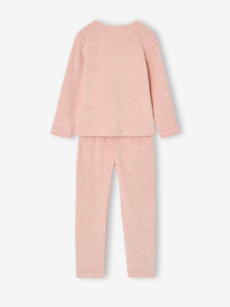 Lot de 2 pyjamas fille long rose poudré 9 - vertbaudet enfant 