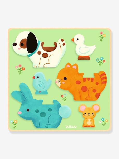 Puzzle encastrement Puzz and Play Friends vert 3 - vertbaudet enfant 