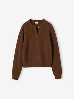 -Gilet fille manches longues