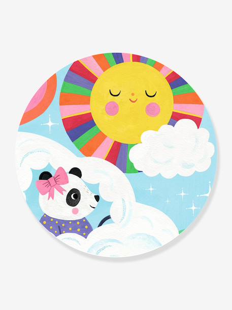 Puzzle 16 pièces voiture nuage multicolore 6 - vertbaudet enfant 