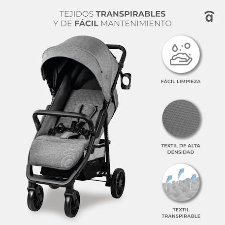 Poussette ness 2 Gris 6 - vertbaudet enfant 