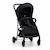 Poussette urbaine légère et compacte milan Noir+Noir et violet 3 - vertbaudet enfant 