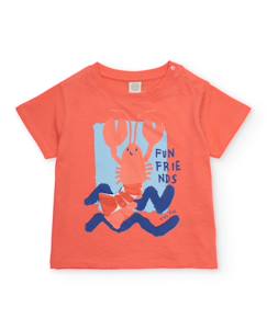 -T-shirt pour garçon en maille avec motif graphique sur le devant