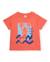 T-shirt pour garçon en maille avec motif graphique sur le devant Rose 1 - vertbaudet enfant 