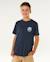 T-shirt à manches courtes wetsuit icons enfant Black+Dark navy+Ochre+Wave pool 12 - vertbaudet enfant 
