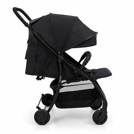 Poussette urbaine légère et compacte milan Noir+Noir et violet 6 - vertbaudet enfant 
