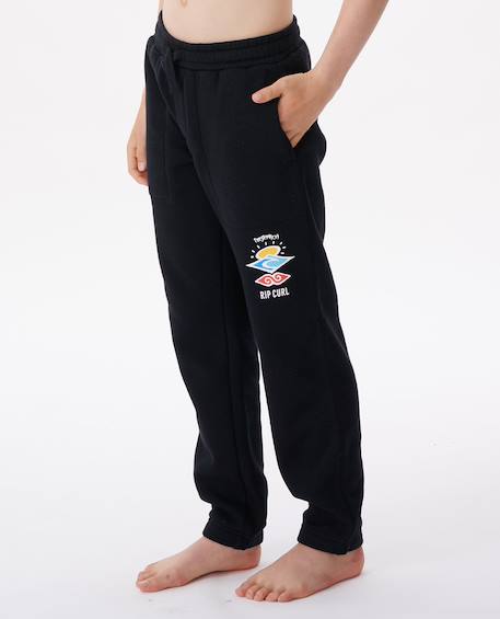 Pantalon de survêtement icons of surf enfant Black+Blue lagoon+Grey marle+Khaki sand 2 - vertbaudet enfant 