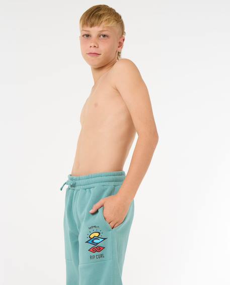 Pantalon de survêtement icons of surf enfant Black+Blue lagoon+Grey marle+Khaki sand 11 - vertbaudet enfant 
