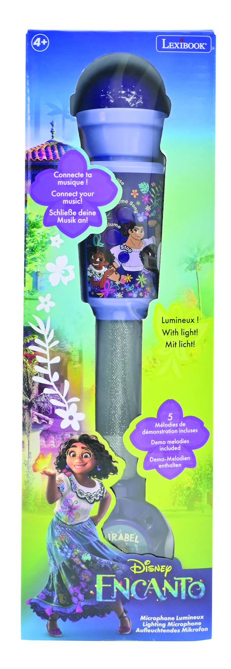 Microphone encanto avec tube lumineux et enceinte Violet 3 - vertbaudet enfant 