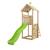 Tour de jeux toboggan skywood bois h270cm Marron - vert 1 - vertbaudet enfant 