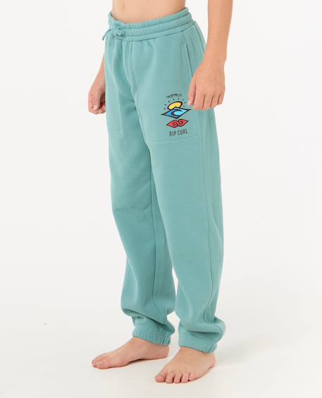 Pantalon de survêtement icons of surf enfant Black+Blue lagoon+Grey marle+Khaki sand 7 - vertbaudet enfant 
