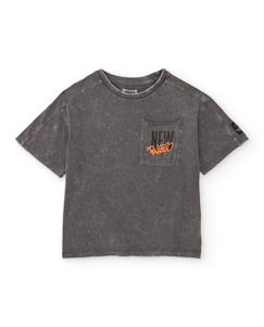 Garçon-T-shirt, polo, sous-pull-T-shirt-T-shirt garçon en maille effet délavé