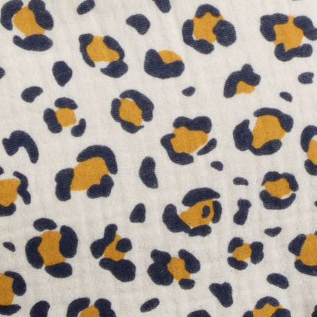 Sac banane en gaze de coton imprimé léopard Ecru 3 - vertbaudet enfant 