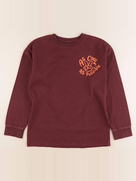 Tee-shirt - 12 ans Rouge 1 - vertbaudet enfant 