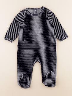 Seconde main-Garçon-Pyjama velours - 9 mois