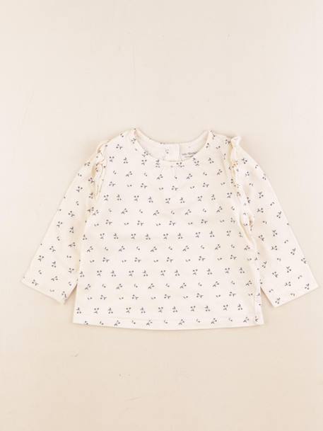 Tee-shirt - 12 mois Beige 1 - vertbaudet enfant 