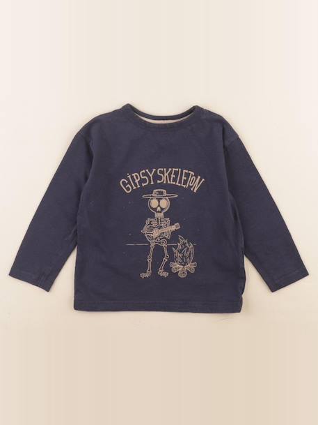 Tee-shirt - 4 ans Bleu 1 - vertbaudet enfant 