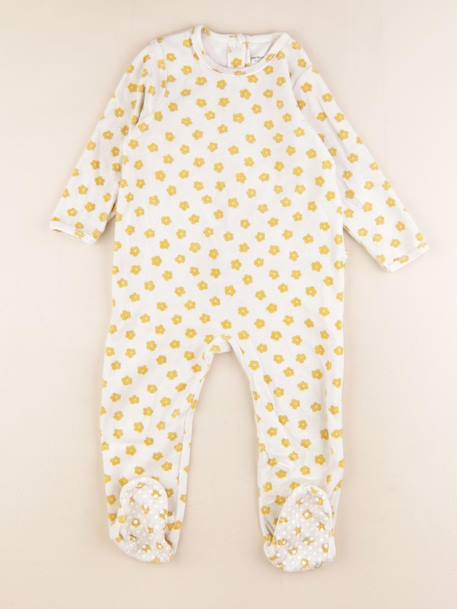 Pyjama velours - 3 ans Jaune 1 - vertbaudet enfant 