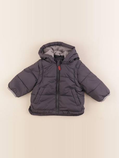 Doudoune - 9 mois Gris 1 - vertbaudet enfant 