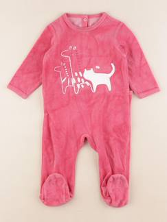 Seconde main-Fille-Pyjama velours - 9 mois