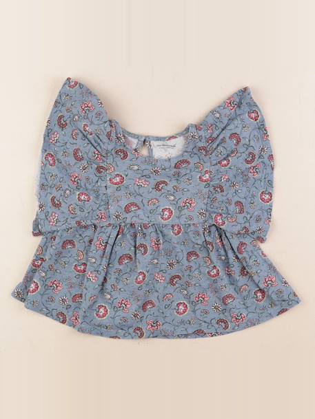 Blouse - 4 ans Bleu 1 - vertbaudet enfant 