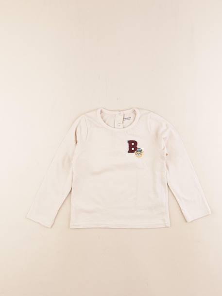 Tee-shirt - 36 mois Beige 1 - vertbaudet enfant 