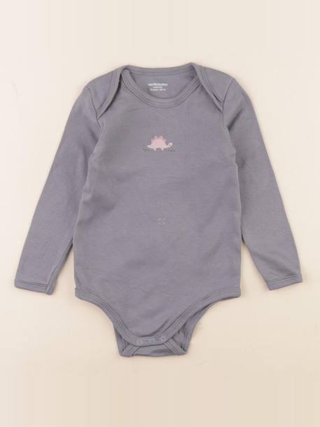 Body - 24 mois Gris 1 - vertbaudet enfant 