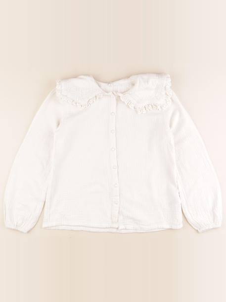 Blouse - 11/12 ans Beige 1 - vertbaudet enfant 