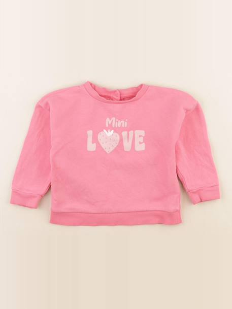 Sweat - 24 mois Rose 1 - vertbaudet enfant 