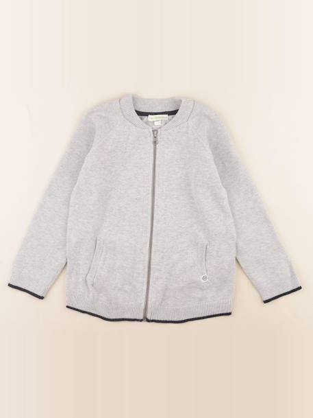 Gilet - 5 ans Gris 1 - vertbaudet enfant 
