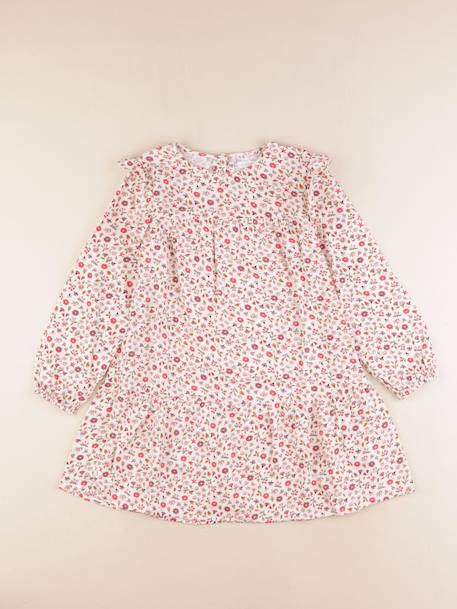 Robe - 8 ans Beige, multicolore 1 - vertbaudet enfant 