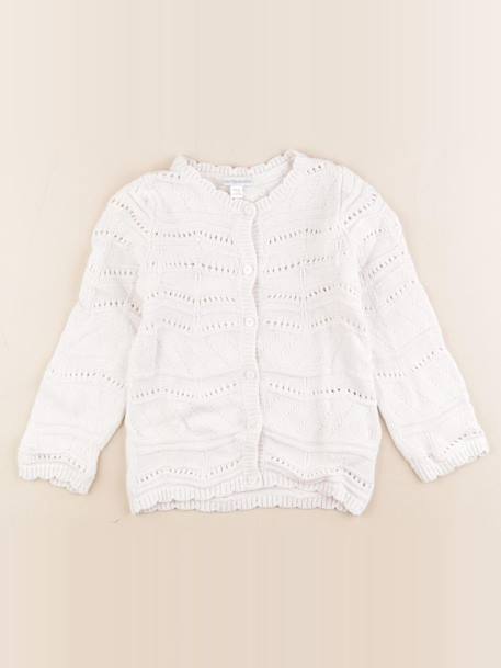 Gilet - 36 mois Blanc 1 - vertbaudet enfant 