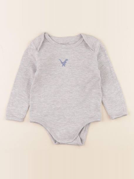 Body - 24 mois Gris 1 - vertbaudet enfant 