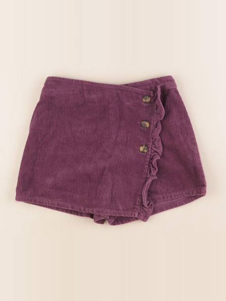 Jupe short - 7 ans Violet 1 - vertbaudet enfant 