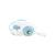 Casque audio soft bass sound - ajustable, pliable avec revêtement soft touch Bleu+Vert 2 - vertbaudet enfant 