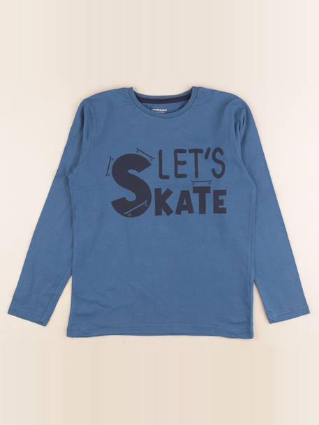 Tee-shirt - 10 ans Bleu 1 - vertbaudet enfant 