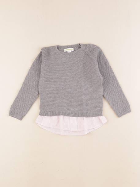 Pull - 3 ans Gris 1 - vertbaudet enfant 