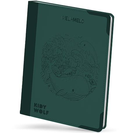 Tablette lumineuse avec dessins à décalquer kidydraw meli-melo Bleu+Vert d'eau+Vert foncé+Vert menthe 14 - vertbaudet enfant 