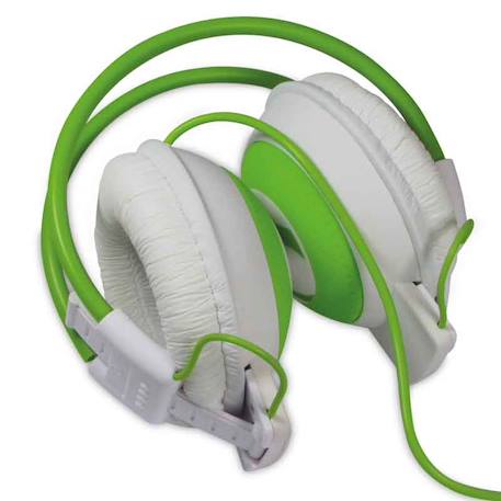 Casque audio soft bass sound - ajustable, pliable avec revêtement soft touch Bleu+Vert 8 - vertbaudet enfant 