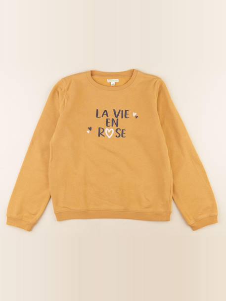 Sweat - 12 ans Jaune 1 - vertbaudet enfant 
