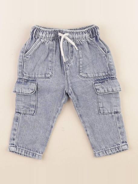 Jean - 6 mois Bleu 1 - vertbaudet enfant 