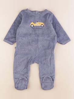 Seconde main-Garçon-Pyjama velours - 9 mois