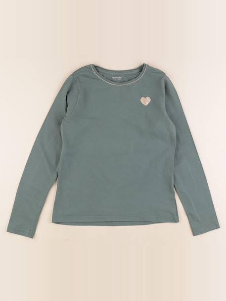 Tee-shirt - 10 ans Vert, or 1 - vertbaudet enfant 