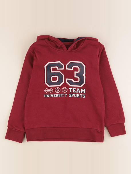 Sweat - 8 ans Rouge 1 - vertbaudet enfant 