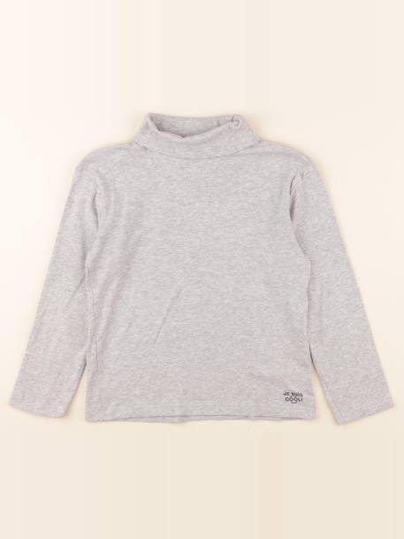 Sous-pull - 10 ans Gris 1 - vertbaudet enfant 