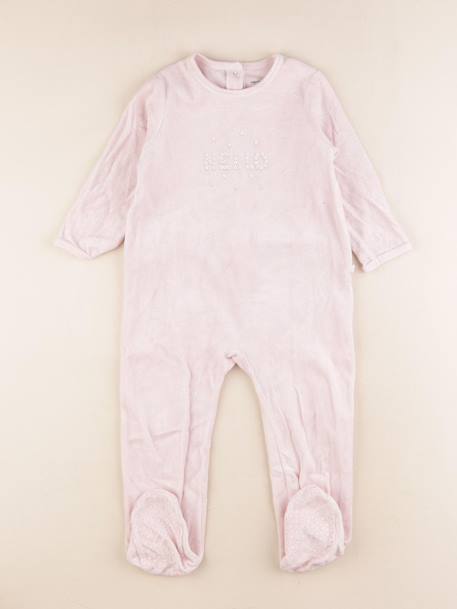 Pyjama velours - 3 ans Rose 1 - vertbaudet enfant 