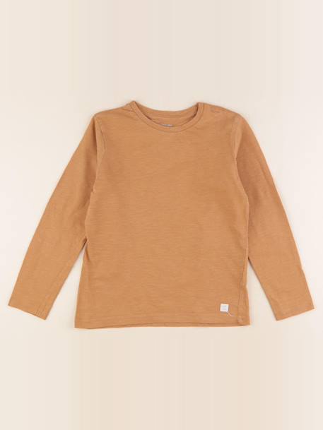 Tee-shirt - 8 ans Marron 1 - vertbaudet enfant 